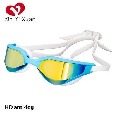 New adult swimming goggles - Cross-border silicone integrated bridge swimming goggles - Anti-fog and waterproof - Customized for men and women by the manufacturer