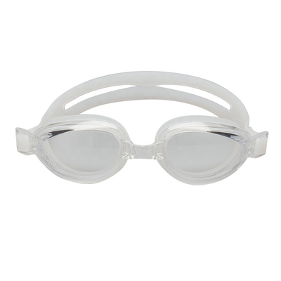 Contrast Color Waterproof Silicone Swimming Goggles Electroplating