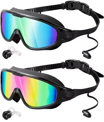 Clear View Broad Vision Anti Fog UV Protection Swimming Goggles No Leaking