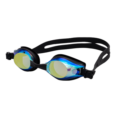 Customersized Fog Proof Swim Goggles Black Swimming Goggles With Pc Lens