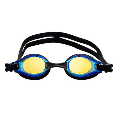 Customersized Fog Proof Swim Goggles Black Swimming Goggles With Pc Lens