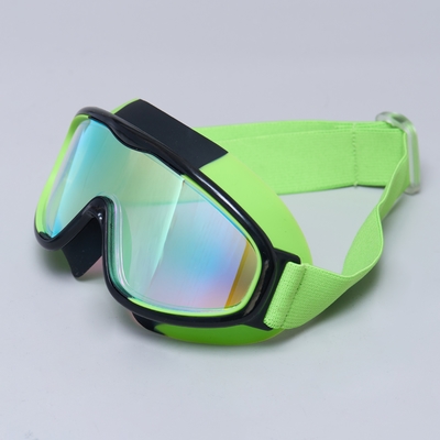 Bright Color Boys Swimming Goggles Fogless Swim Goggles With Big Frame