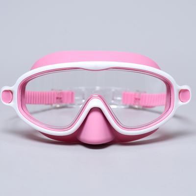 Comfortable Durable Children's Swimming Goggles With Glass Lens Electroplating