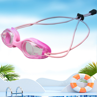 Anti Fog Children'S Swimming Goggles With Silicone Rope Outdoor Electroplating