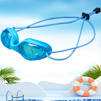 Anti Fog Children'S Swimming Goggles With Silicone Rope Outdoor Electroplating