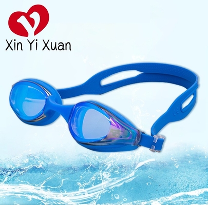 Dark Blue Personalized UV Protection Swimming Goggles Antifog Male Swimming Goggles