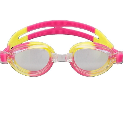 Double Layer Silicone Swim Goggles Aquatic Goggles With Colorful Lens