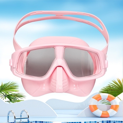 Customization HD Silicone Snorkel Mask With Myopia Clear Swimming Goggles