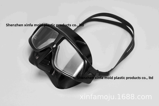 Customization HD Silicone Snorkel Mask With Myopia Clear Swimming Goggles