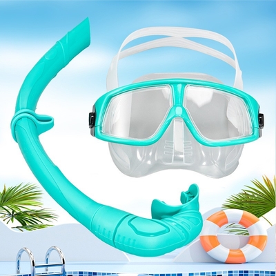 Large Framed Adult Diving Mask Waterproof Fog Free Snorkel Mask Non Shedding