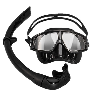 Large Framed Adult Diving Mask Waterproof Fog Free Snorkel Mask Non Shedding
