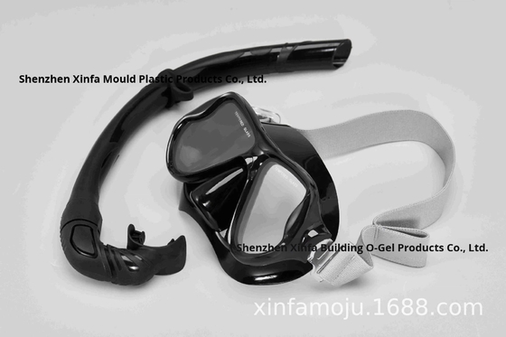 High Definition Anti Fog Diving Mask Knitted Silicone Head Mounted Dult Snorkeling Mask