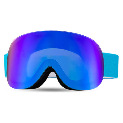Men's and women's outdoor mountaineering snow goggles with cylindrical magnetic anti-fog design. Cross-border skiing protective goggles equipment.