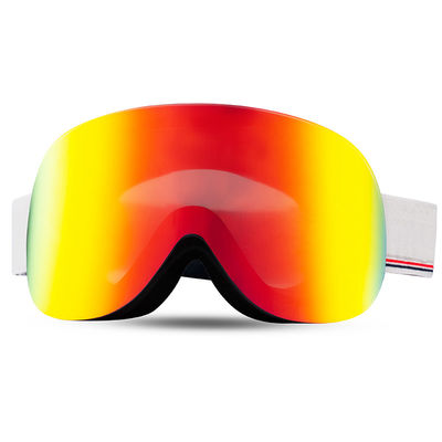 Men's and women's outdoor mountaineering snow goggles with cylindrical magnetic anti-fog design. Cross-border skiing protective goggles equipment.