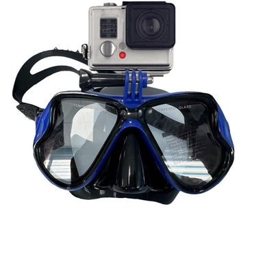 Fully Dry Silicone Diving Mask Single Lens Anti Fog Snorkeling Mask For Adults Surfing