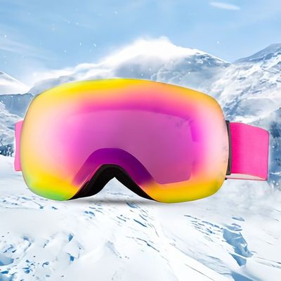 2025 New Model Ski Goggles - New Adult Spherical Double-Layer Anti-Fog Ski Goggles - Customized Outdoor Mountaineering and Cycling Protective Goggles for Skiing