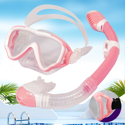 High Durability Anti Fog Snorkeling Mask Set UV Resistance Silicone Snorkeling Mask