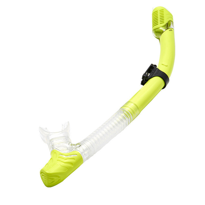Customizable Comfortable Dry Scuba Diving Snorkel Silicon PVC Swim Training Snorkel 49cm Length