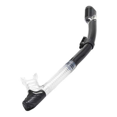 Customizable Comfortable Dry Scuba Diving Snorkel Silicon PVC Swim Training Snorkel 49cm Length