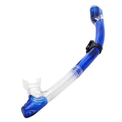 Customizable Comfortable Dry Scuba Diving Snorkel Silicon PVC Swim Training Snorkel 49cm Length