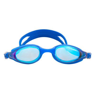 Silicone Material Adult Swimming Goggles with UV Protection and Anti-Fog Adjustable Strap Silicone Material PC Lens