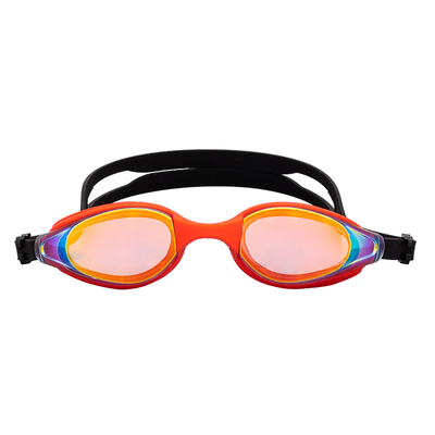 Silicone Material Adult Swimming Goggles with UV Protection and Anti-Fog Adjustable Strap Silicone Material PC Lens