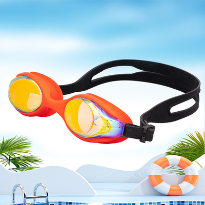 Swimming Goggles Full Protection with Nose Clip Earplugs,Swim Pool Goggles for Men Women kids，EASY ADJUSTMENT