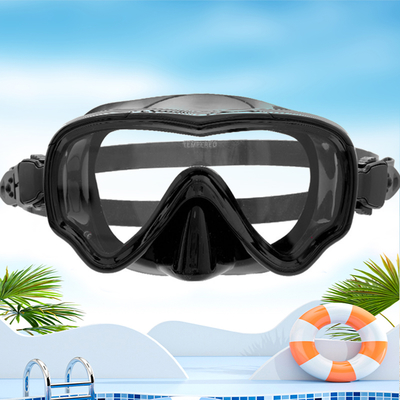 Premium Full Dry Snorkel and Mask Set with Anti - Fog Scuba Diving Goggles for Exceptional Underwater Visibility