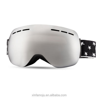 Unisex Large Spherical Ski Goggles with Double Anti-Fog and Outdoor Windproof Protection
