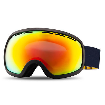 Adult Spherical Ski Goggles with Double Layer Anti-fog and Protective Design Against Sand and Snow