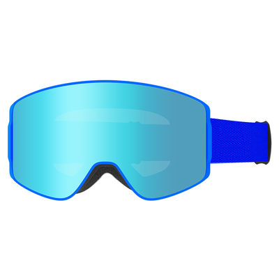 Customized cross-border skiing glasses - Anti-fog and UV-protective snow goggles with curved snow surface design - Men's and women's protective eyewear for mountain climbing, snow climbing and skiing
