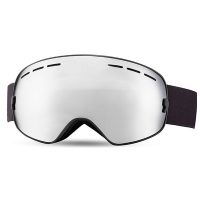 Outdoor Ski Goggles with Synthetic Frame and Spherical Lens for Snow Sports
