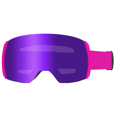 Magnetic Ski Goggles with UV Protection and Double Fog Protection for Men and Women with TPU Frame and PC Lenses