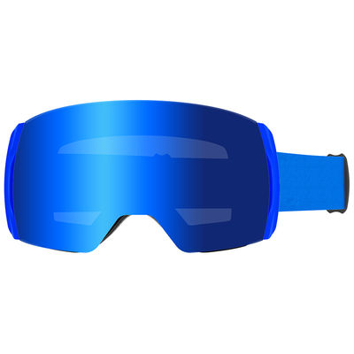 Magnetic Ski Goggles with UV Protection and Double Fog Protection for Men and Women with TPU Frame and PC Lenses