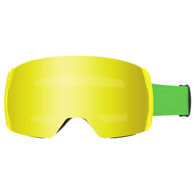 Magnetic Ski Goggles with UV Protection and Double Fog Protection for Men and Women with TPU Frame and PC Lenses