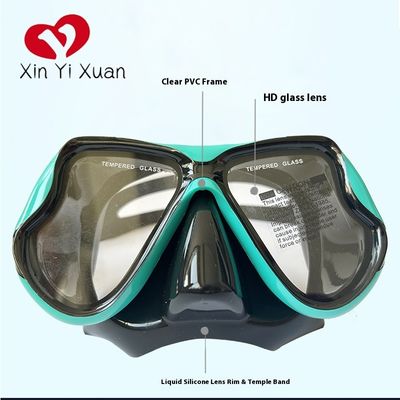 Hot selling item--Foldable Side Buckle Diving Mask, HD Tempered Glass Lens, Liquid Silicone Fit, Professional Diving Equipment