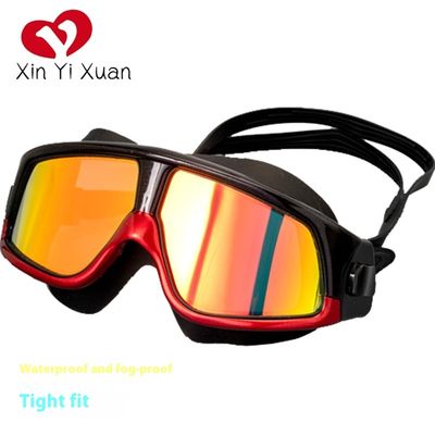 Waterproof & Fog-proof Large-frame Swim Goggles, Tight Fit, HD Swimming Equipment