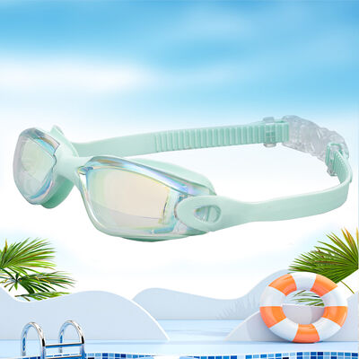 Colorful Coated High-Definition Swimming Goggles | Anti-fog and UV-Resistant Comfort-Fitting Professional Swimming Goggles