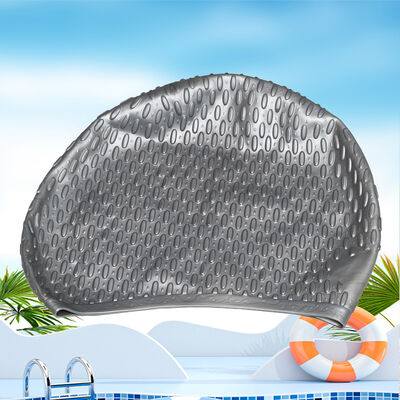 Best-selling water droplet cap | High-elasticity waterproof adult swimming cap, providing comfortable ear protection, multi-color ear protection swimming cap