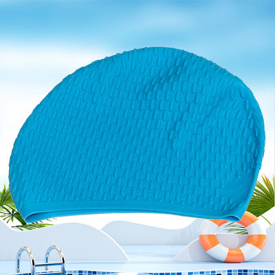 Best-selling water droplet cap | High-elasticity waterproof adult swimming cap, providing comfortable ear protection, multi-color ear protection swimming cap