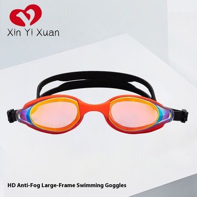 Adult swimming goggles - New model from Amazon Cross-border. Waterproof and anti-fog swimming glasses. Factory customized ODM and OEM silicone swimming goggles for both men and women.