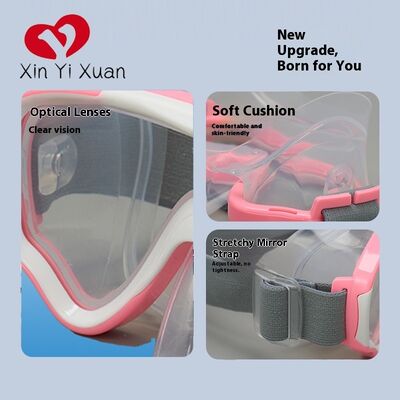 Children's dry-type diving mask - Silicone floating snorkel mask - Cross-border knitted headband - Cross-border anti-fog diving glasses - Factory custom OEM/ODM waterproof goggles