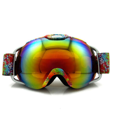 High-Definition Anti-Fog Windproof Ski Goggles for Men and Women with TPU Frame and PC Lenses
