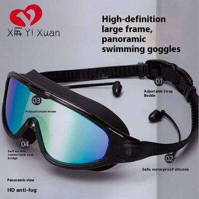 Clear View Broad Vision Anti Fog UV Protection Swimming Goggles No Leaking