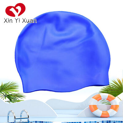 60g Comfortable Swimming Cap Water Protective Fall Resistance silicone swimming cap