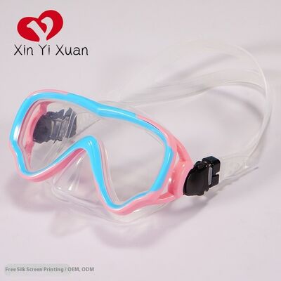 Child diving Mask with Nose Cover for Kids Youth 3-15, Anti-Shattered Lens，exclusive Anti Fog Max coating for a clear view