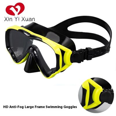 Child diving Mask with Nose Cover for Kids Youth 3-15, Anti-Shattered Lens，exclusive Anti Fog Max coating for a clear view