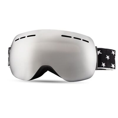 Unisex Large Spherical Magnetic Ski Goggles with Double Anti-Fog for Outdoor Snowboarding