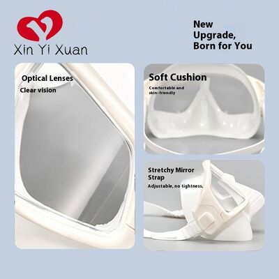 Cross-border snorkeling set, adult nearsighted diving glasses, wet breathing tube, factory customized ODM/OEM, waterproof and anti-fog snorkeling mask