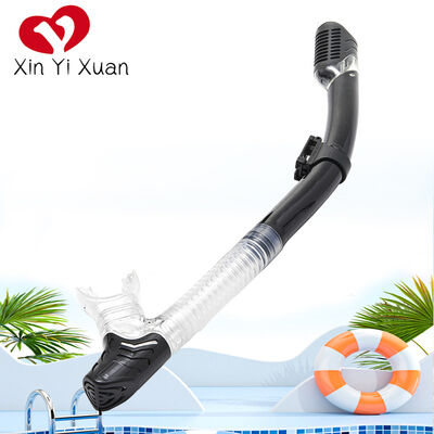 Customizable Comfortable Dry Scuba Diving Snorkel Silicon PVC Swim Training Snorkel 49cm Length
